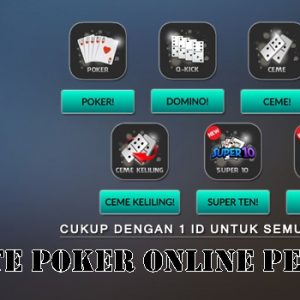 Website Poker Online Pertama Di Asia